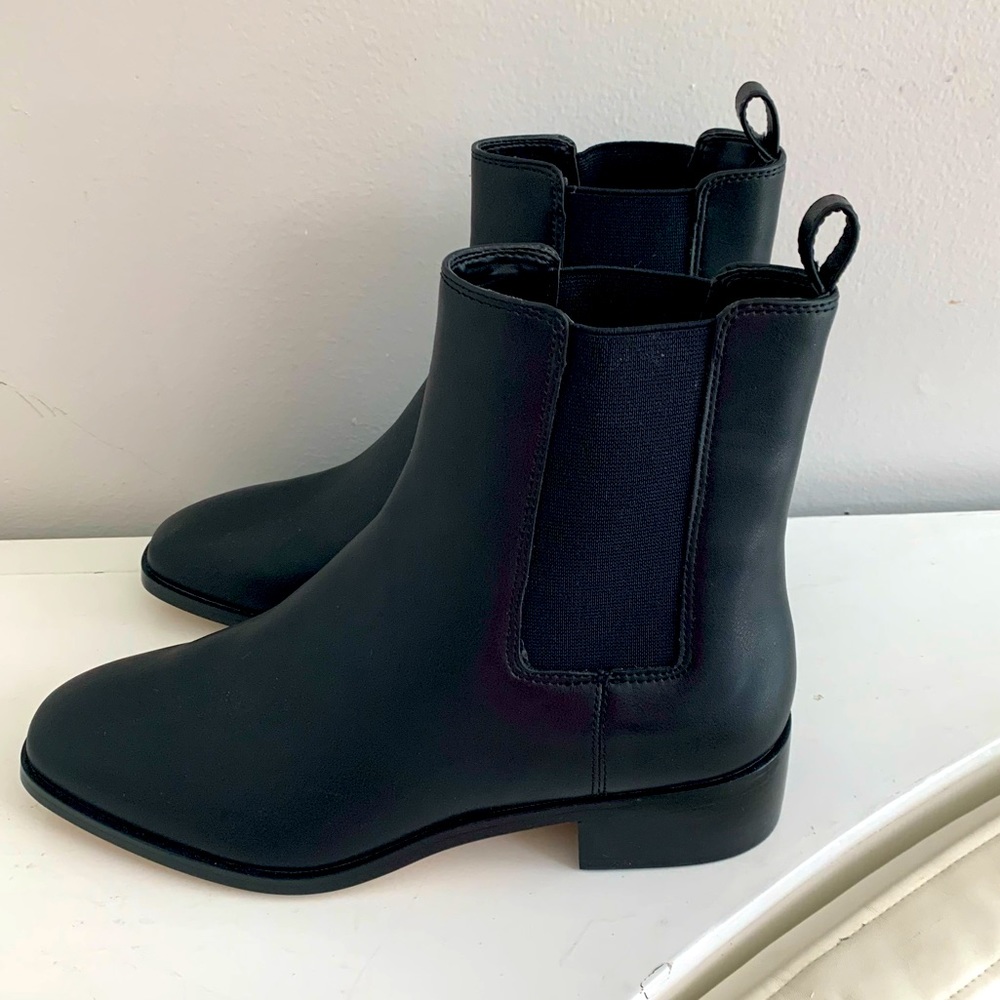 J. Crew Factory black Chelsea boots